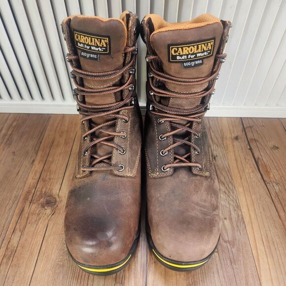 Carolina CA8521 8" Waterproof 600g Insulated Broad Comp Toe Work Boots Mens 9 EE - Picture 9 of 11